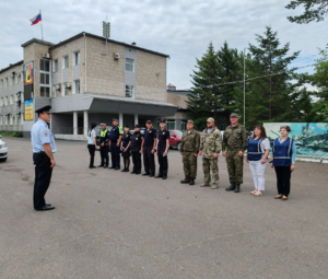 ✅В Михайловке 25 июня состоялся гарнизонный развод сил правопорядка.
